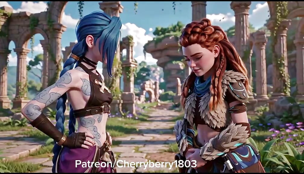 Jinx och Aloy - lesbiskt