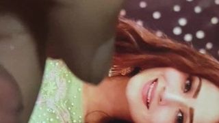 Sperma-Hommage an Zarnish Khan (pakistanische Schauspielerin)