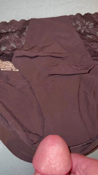 Cum on wife’s panties 46
