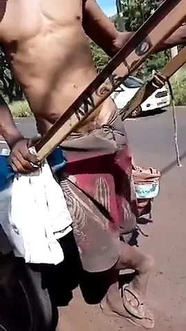 en la moto