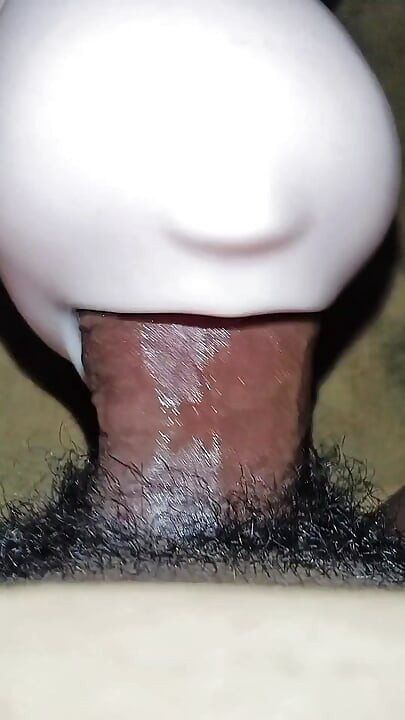 Upside down sloppy blowjob and deepthroat until cumshot and try hard stroking frenulum