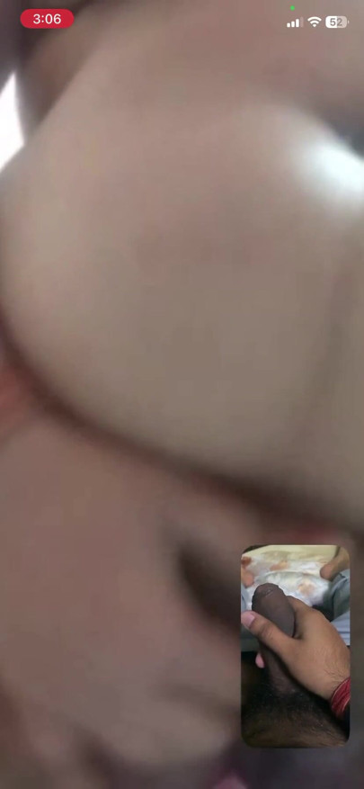 Fucked Bhabhi like a whore on video call | Clip 2