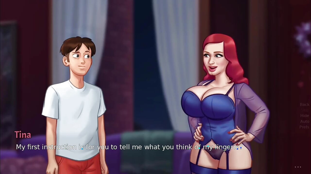 Anon fucks big boobs beautiful woman in the best of his life? Part 1 - summer time saga gameplay