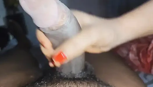 Hot wife romance in bathroom