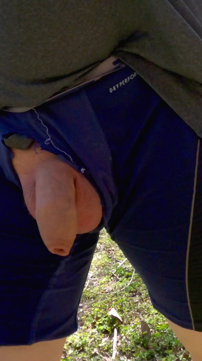 Must-see moment from "Out for a run with my cock popping out of my shorts"