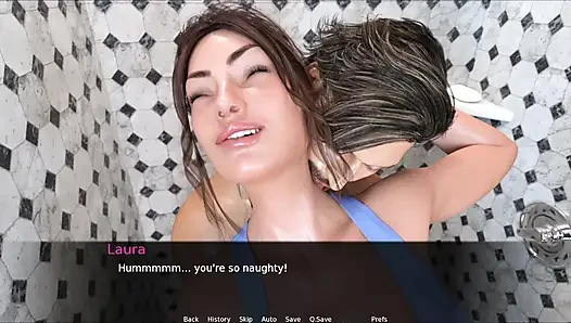 Betrügende stiefmutter teilt dusche mit stiefsohn und wird sex