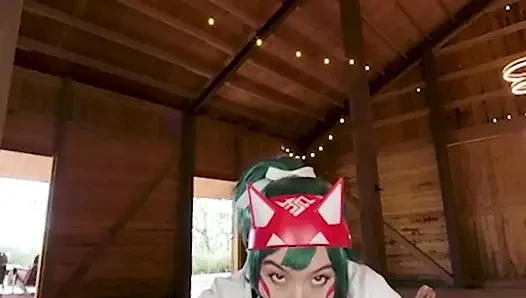 Vrcosplayx kimmy kim sebagai overwatch 2 kiriko ingin kelancaran salah paham dengan gairah murni bagian 1