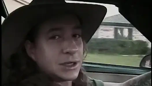 Hillbilly slut gets her tight ass banged and creamed in the bedroom