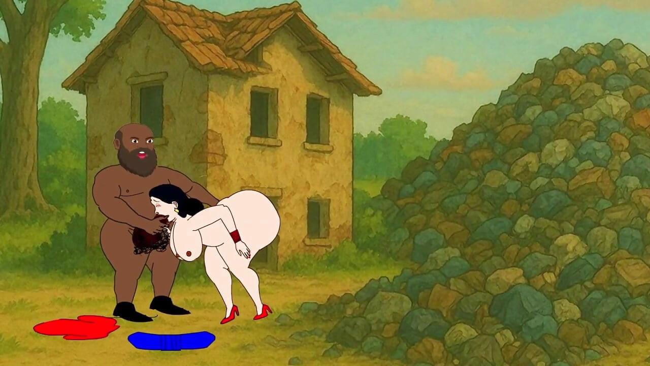 Deel 3 grote kont Sushila heel hard geneukt door een grote zwarte lul ganpat