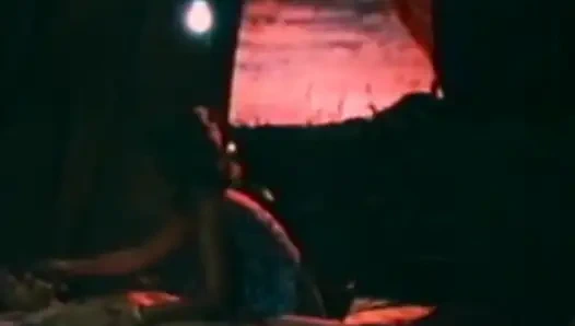 Пылающая огненная страсть блондинки