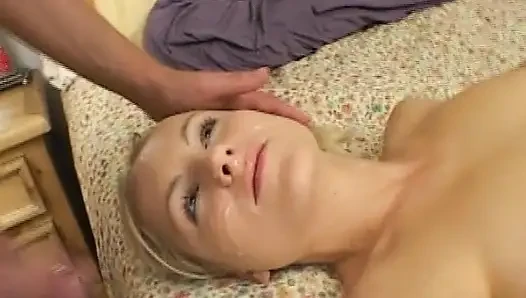 Horny Blonde Babe Gets Fingered and Pounded Hard