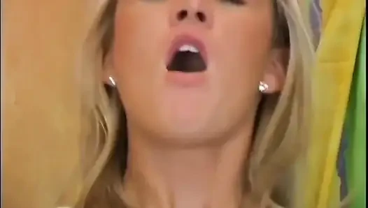 Fantastic Skinny Blonde Teen Enjoys a Big Cock Inside Her Pussy That Then Cums in Her Mouth