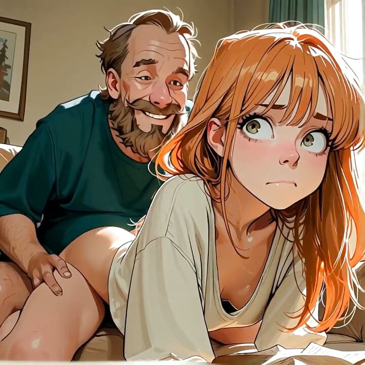 ما أقدر أخلّص فيلم مع زوج أمي على الكنبة دي (مولد بالذكاء الاصطناعي)