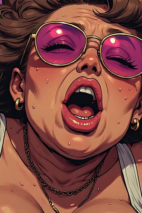 Mature Orgasm Face Art