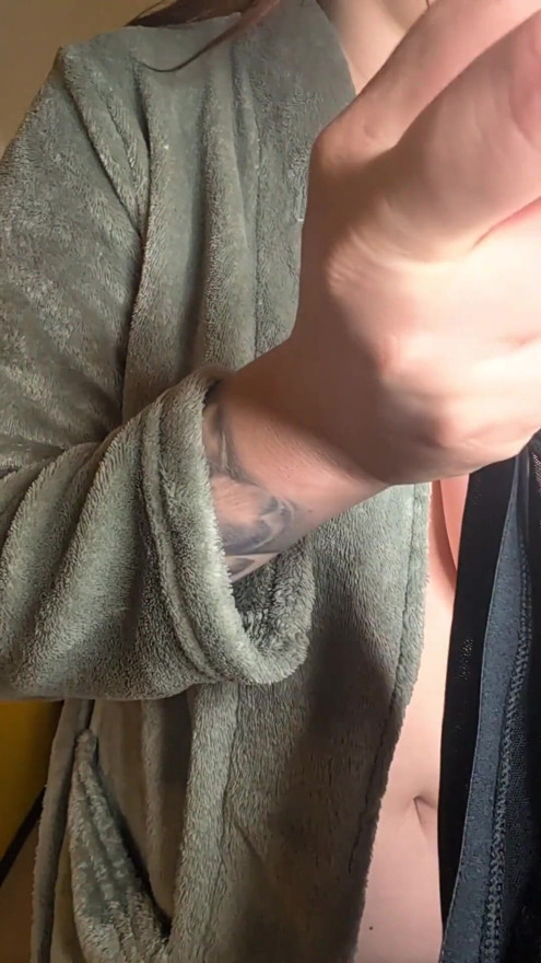 Do You Like to Watch Your Mommy Try on Lingerie? Check Out Her Huge Tits and Panties on Her Pussy. | Clip 1