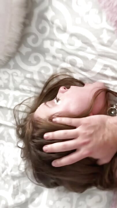 Handcuffed college teen getting fucked hard