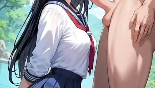Hentai anime - Beautiful girl wants to fuck for the first time and loves it