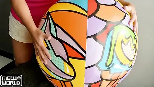 Balon tiup - ngusap sampai muncrat - bunny looner