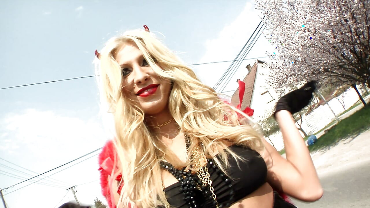 Blonde Bitch Wants to Be a Domina