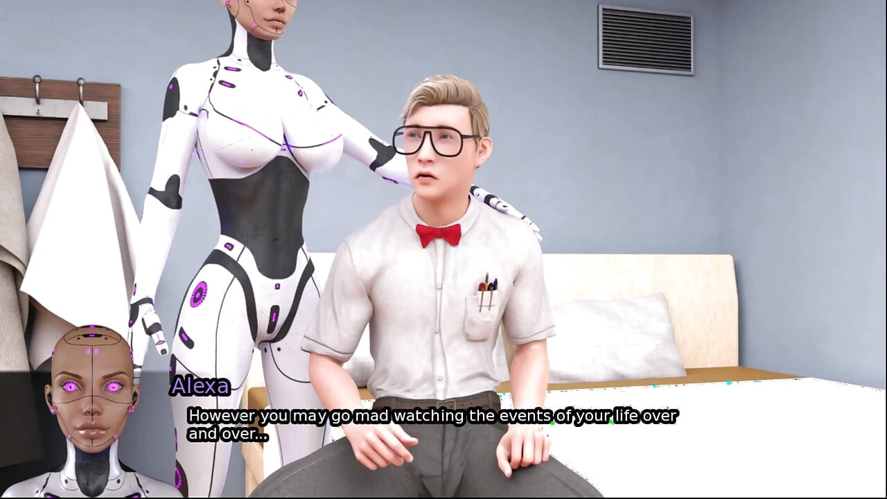 SEXBOT - 彼女は私の枕の上でオーガズムを持っていた