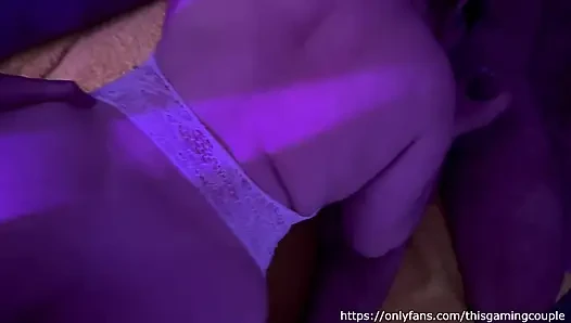 THICK WIFE gets INTO a THREESOME with her HUSBAND and FRIEND!