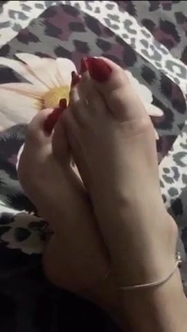 Heavenly feet of my bhabhi.