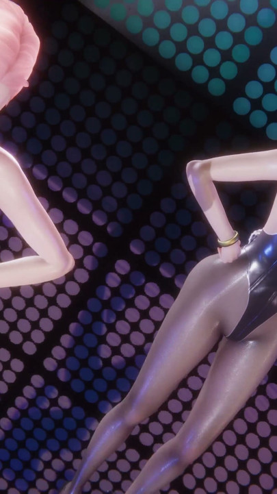 MMD - Carry Me Off - Ahri Evelynn Akali Seraphine Kaisa Sexy Kpop Dance League of Legends Hentai Uncensored 4K 60FPS | Clip 1