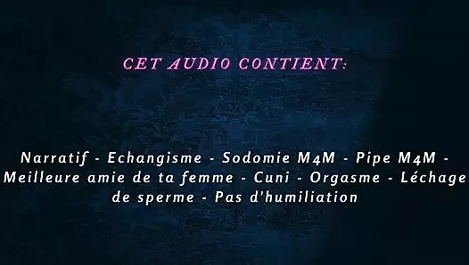 French Dirty Talk | Audio Story | You suck and get sodomized at swingers' parties