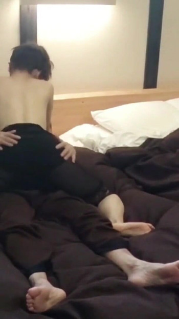 Memorable moment from "Adulterous couple having sex at a hot spring inn"