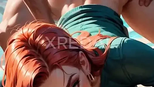 RUIVA MENGAMBIL FORTE DARI BELAKANG AI GENERATION VIDEO AI-Generated