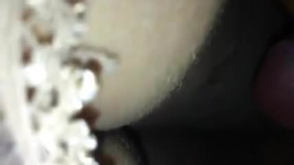 Homemade Crothless Pantyhose cumshot