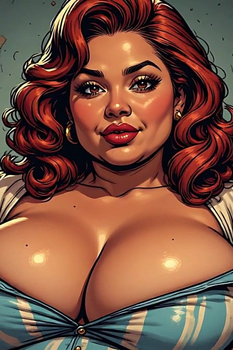 BBW Chubby Babe Art