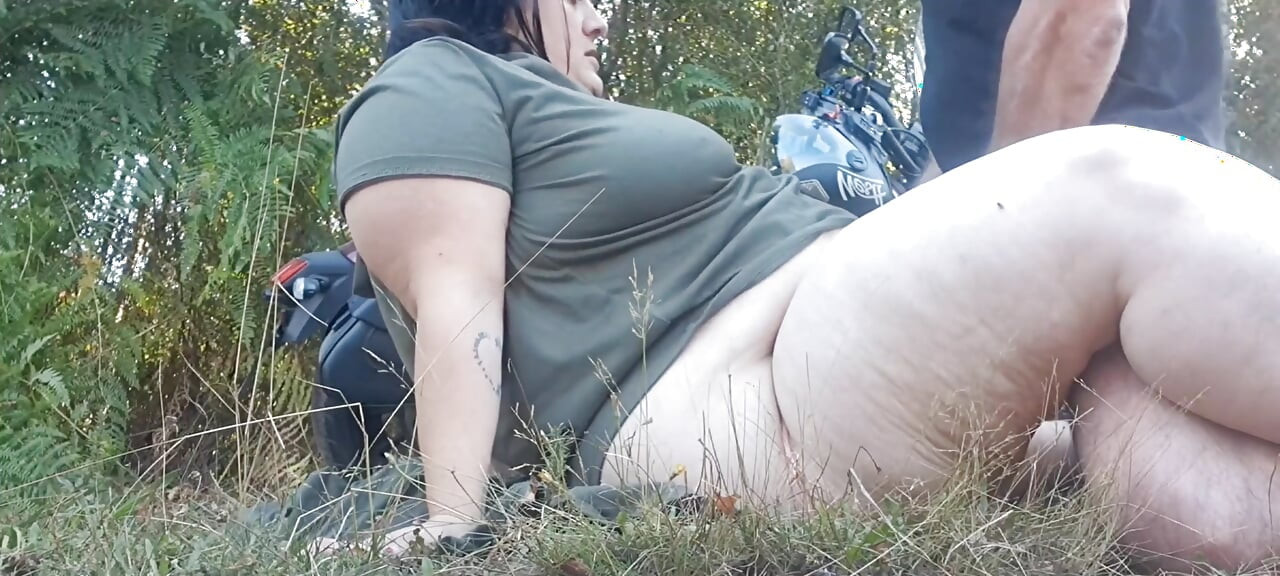 I take a girl for a ride on a motorcycle and she pays me with her pussy.