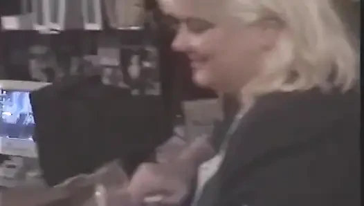 Blonde MILF Sucks Thick Cock Then Rides Hard