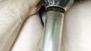 Tiny cock getting drilled and cumming
