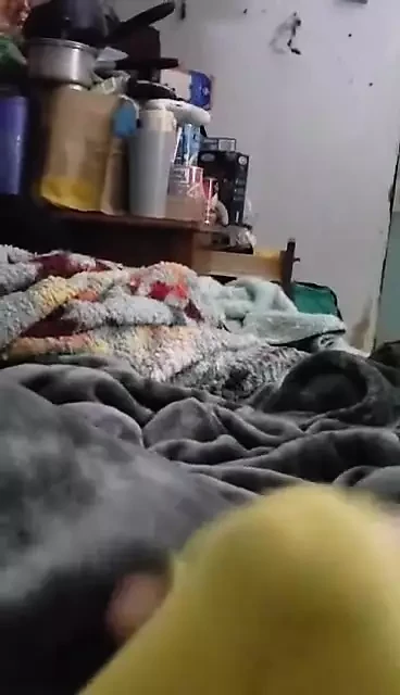 Cumming threw my yellow panties