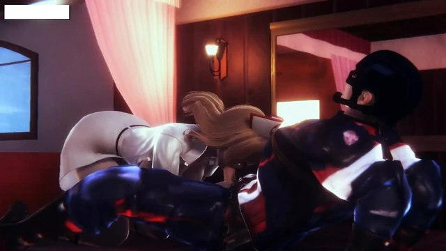 Hentai 3D Uncensored - Captain America and beauty nurse