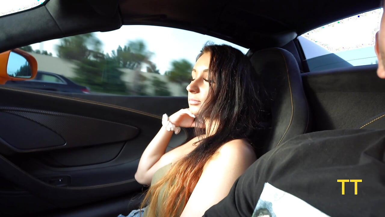 Thirsty Sexy Bitch Alessia Luna Bends Over Teddy Tarantino's Mclaren Tt S1e9