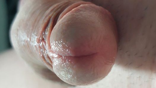 Pênis vibrando, esperma uretral soando
