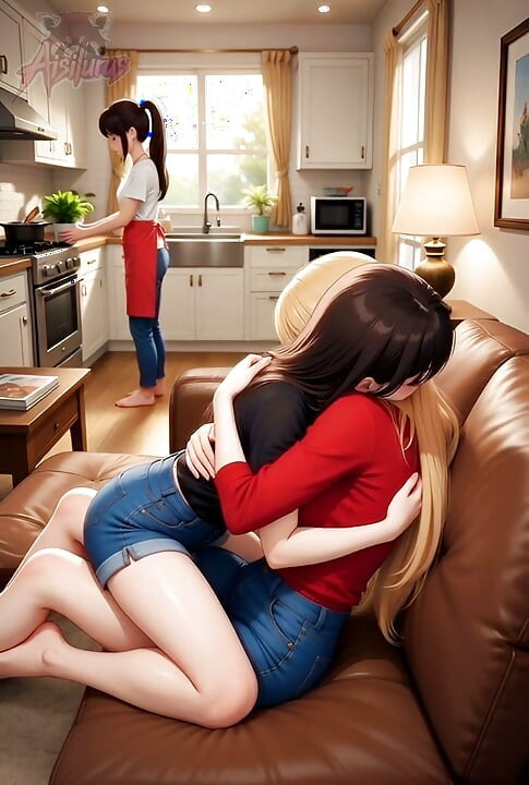 No Nudity, Just Filthy Kissing – Blonde Grinds on Her Lap