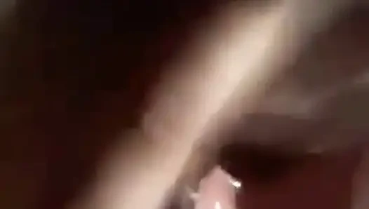 Squirting creamy dildo fuck