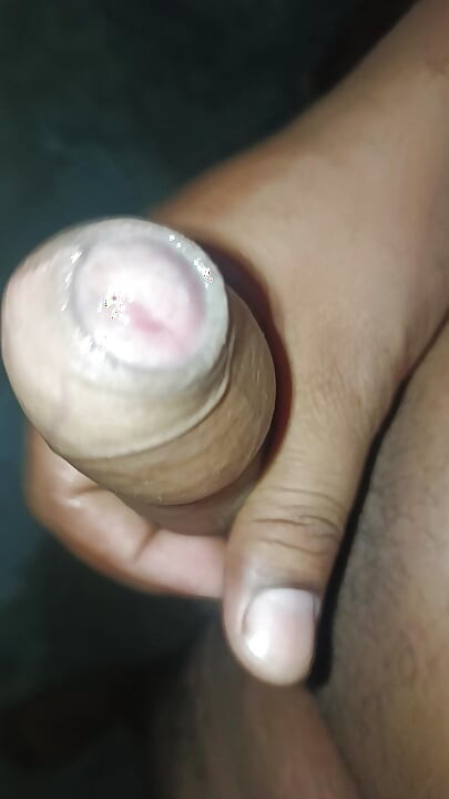 Just like watching the foreskin slid back and forth over a wet cock..... Hot masturbation and