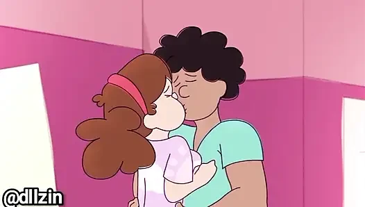 She invited her friend to the bathroom