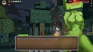 Minecraft Horny Craft - Part 1 - Hentai Babe Creeper Bombshell By LoveSkySan69