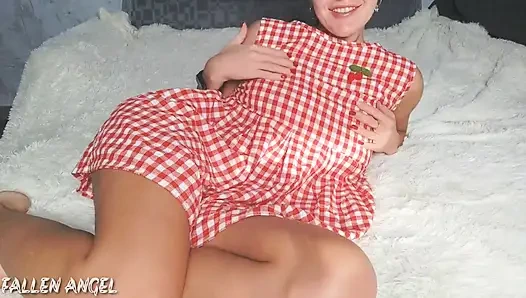 Tiefer analfick mit dildo und zwei gleichzeitig klaffenden löchern