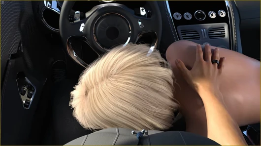 Sexy Stranger Girl Sucking Johnny's Huge Cock Inside The Car
