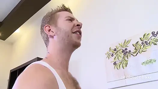 Fellow catches jumping two Russian girls and fucks them in all holes