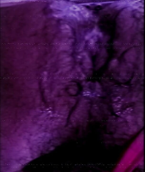 Pulsating orgasm and hole leaking lube after huge dildo session