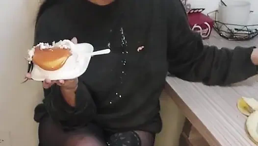 I Fill My Stomach with Food