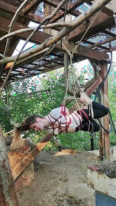 Shibari Princess Goes Outside